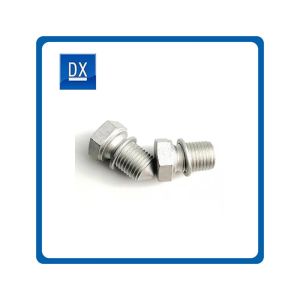China Steel Hexagonal VW Series Oil Plug White Zinc Plated on sale