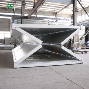 Aluminum Build Folding Container Home Space Saving Customizable Layout Energy