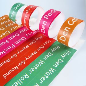 Buy cheap Adjustable Custom Tyvek Paper Wristbands Personalized Heat Resistant For Event from wholesalers