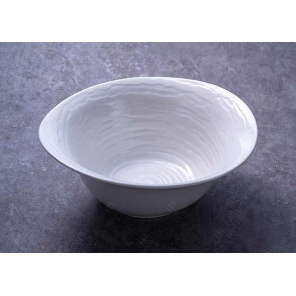 Quality Porcelain Irregular Starter Deep White Soup Bowls 10'' 12'' for sale