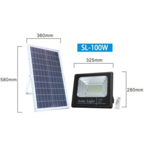 Buy cheap 100W 5h 120㎡ 280mm Solar Panel LED Flood Light product