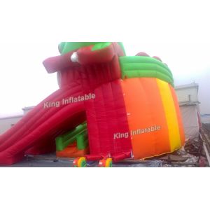 Buy cheap Beautiful Red Dragon Inflatable Water Slide With Moster Model PVC For Adults from wholesalers