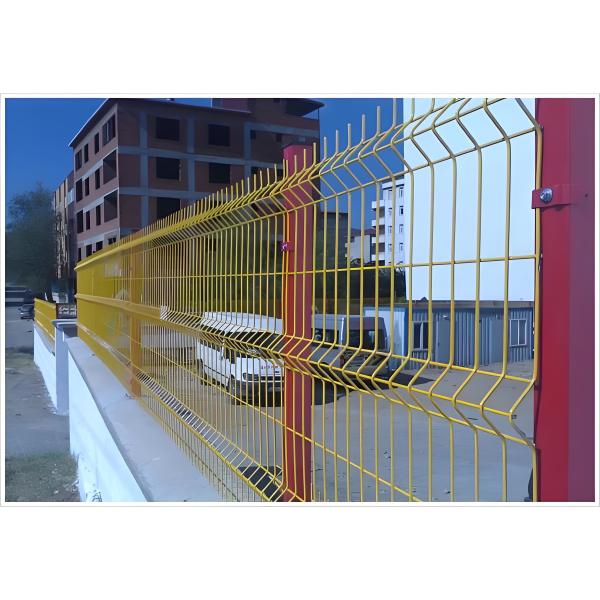 Quality Metal Iron Free Anti Theft V Mesh Security Fence Galvanized 3D Wire Mesh Fence for sale