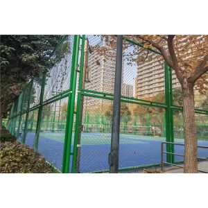 Factory Direct High Security Galvanized Diamond Wire Mesh Chain Link Fence For