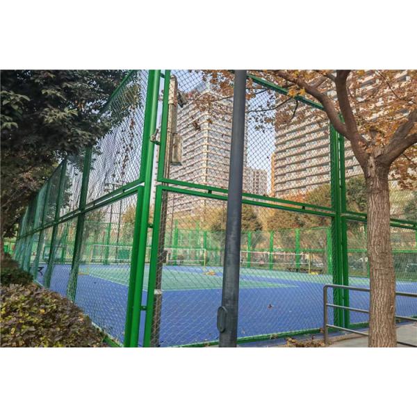 Factory Direct High Security Galvanized Diamond Wire Mesh Chain Link Fence For