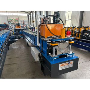 Buy cheap Ridge Cap Roll Forming Machine With 0.3-0.8mm Material Thickness And 15-20m/min Forming Speed from wholesalers