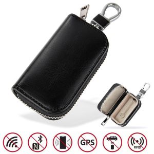 Buy cheap Faraday RFID Signal Blocking Pouch Keyless Remote Control Zip Closure from wholesalers