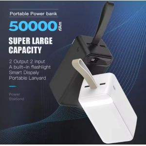 Buy cheap Large Capacity Power Bank 50000mah PD and Mobile Fast Charger Power Bank Led Display with Emergency Light from wholesalers
