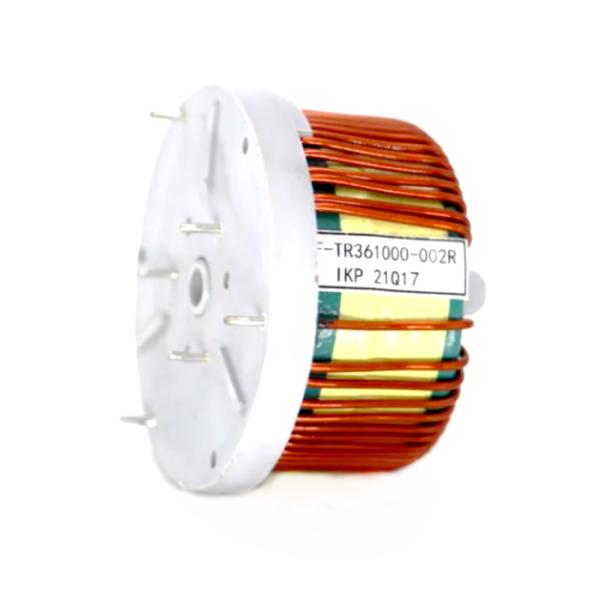 Vertical Common Mode Choke Coil with Toroidal Mn-Zn Ferrite Core in Solar and