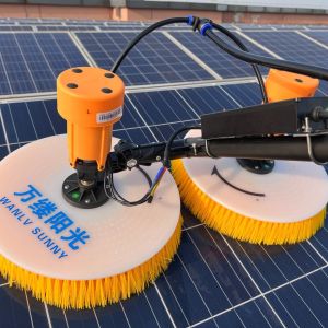 Buy cheap 5.5 Meters Handle Dual-Power Electric Solar Panel Cleaning Brush with Double Spin Heads from wholesalers