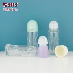 Buy cheap BLPG-A 50ml Big Capacity Empty Glass Roller Ball Bottle For Deodorant Gel Serum Body Antipersipirant Packaging Wholesale from wholesalers