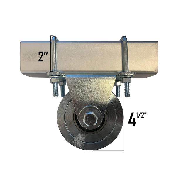 Double Bearing V-shaped Sliding Roller Track Grooved Wheel for Gate Operation Control