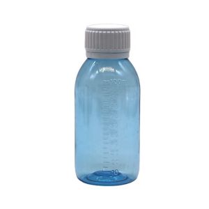 Buy cheap 100ml Round Maple Cough Syrup Liquid Bottle with Screw Cap and Heat Seal Free Samples from wholesalers