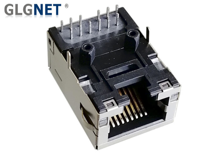 Buy cheap High Speed Rj45 Through Hole Connector Single Port Side Entry With Light Pipe from wholesalers