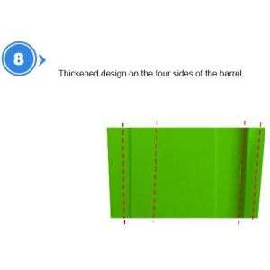 Buy cheap 240LCustom plastic garbage bin for outdoor use, Large capacity 660 liter plastic garbage four-wheeled cart with lid bin from wholesalers