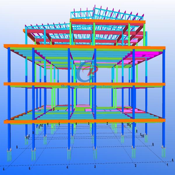 Buy cheap Advanced Multi-Storey Steel Building , Customized Steel Structure Stadium from wholesalers