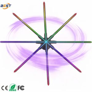 Buy cheap 3D Holographic Fan with 768 LED Lamp Beads 1 ms Response Time and 3740nit Brightness for Indoor Use from wholesalers