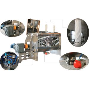 Buy cheap Animal Feed Horizontal 4 kW Powder Mixing Machine from wholesalers