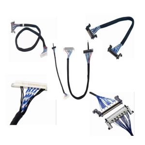 Customized LVDS Cable Assembly for TFT LCD and Camera Modules with 105C