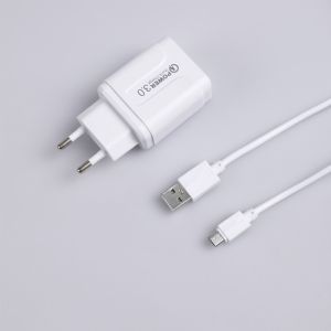 Buy cheap EU US Plug USB Charging Kit With Lightning Type C Micro Data Cable from wholesalers