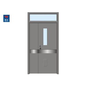 China Steel Vision Panels 1 Hour FD60 Fire Doors For Hospitals on sale