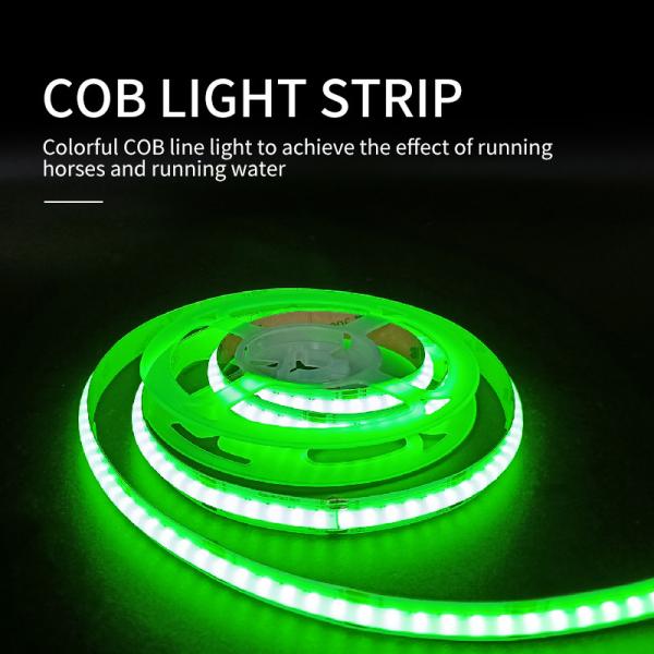 Buy cheap Waterproof COB LED Strip Light 12V 5W Remote Control Dimming For Home from wholesalers