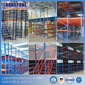 Multi-Tier Industrial Mezzanine Storage System