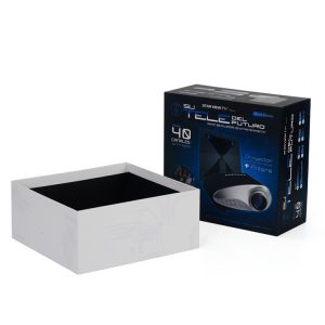 Buy cheap UV Printed Paper Box Proyector Packaging With lift Off Lid Eco - Friendly from wholesalers
