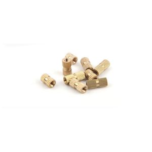 Buy cheap Brass Knurled Inlaid Nut Copper Injection Injection Double Pass Chamfered Knurled Copper Nut Set With Inlaid from wholesalers