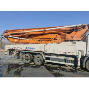 Buy cheap 2015 Zoomlion Used 49Meter Concrete pump truck with Benz Chassis from wholesalers
