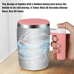 Buy cheap Rechargeable Automatic Magnetic Self Stirring Coffee Mug 12 Ounces from wholesalers