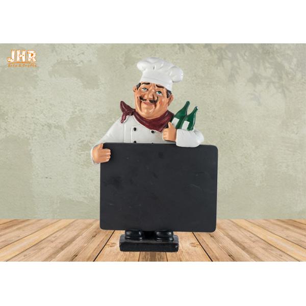 Buy cheap Small Polyresin Statue Figurine With Chalkboard Blackboard from wholesalers