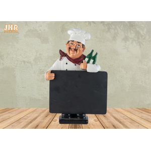 Buy cheap Small Polyresin Statue Figurine With Chalkboard Blackboard from wholesalers