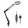 Buy cheap USB power supply magnifying lamp led magnifier 3 Colors Foldable flex arm magnification and illumination from wholesalers