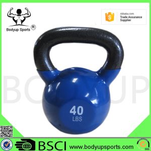 Durable Vinyl Covered Kettlebells With Ergonomic Baked Acrylic Handle