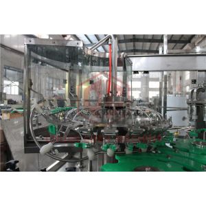 PLC Control Electric Driven Glass Bottle Filling Machine With Highly Speed