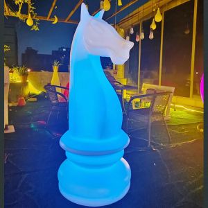 Seahorse Shape Change Color Garden Light Rechargeable Plastic Led Light