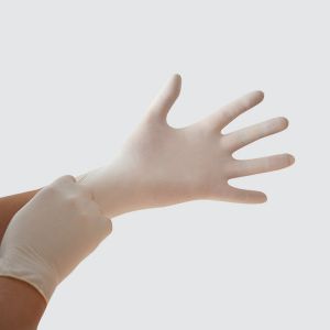 Buy cheap Logo Printing Latex Disposable Vinyl Glove Waterproof For Market from wholesalers