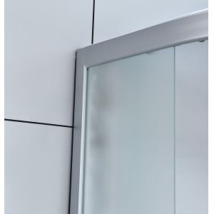 Buy cheap Bathroom White Quadrant Shower Enclosure Aluminum Frame from wholesalers