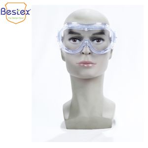 China PVC 6.8mm Fogproof Eye Safety Glasses With Side Shields on sale