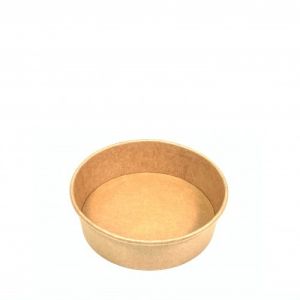 Buy cheap Dia 15cm 500ML 16OZ Recyclable Fast Packing Kraft Paper Bowl from wholesalers