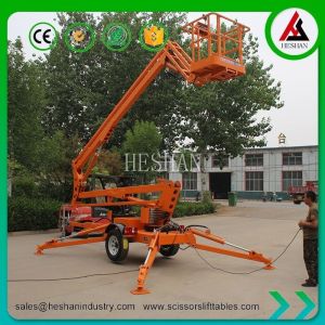 Buy cheap Aerial Working Engine Towable Telescopic Electric Boom Lift from wholesalers