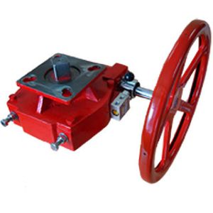 Buy cheap Red Pneumatic Valve Accessories Manual Declutchable Manual Override Gearbox from wholesalers
