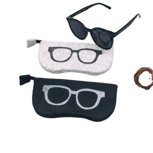 Buy cheap Small Irregular Shape Felt Glasses Pouch Good Protective Properties from wholesalers