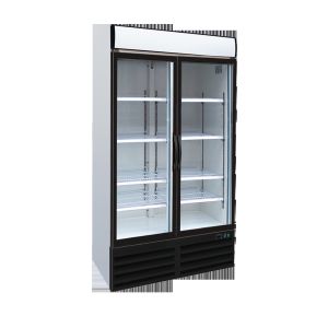 5 Layer Commercial Beverage Cooler / Upright Glass Door Pepsi Display Refrigerat