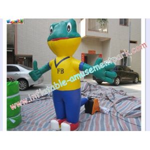 Buy cheap Durable Advertising Inflatables , 0.4mm PVC Tarpaulin Inflatable Frog from wholesalers