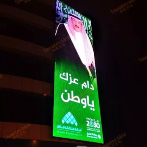 Media Facade LED Mesh Screen Custom Outdoor Shopping Mall Transparent P10.41