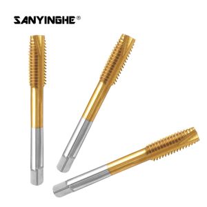 Buy cheap Titanium Plated Cobalt Containing Thread Tapping Tool M3 M4 M5 M6 M8 Spiral Stainless Steel from wholesalers