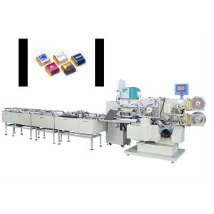 Buy cheap Small Chocolate Packaging Machine / Automatic  Fold Wrapping Machine from wholesalers