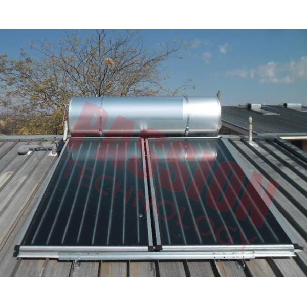 Pressurized Flat Plate Solar Water Heater Rooftop Intelligent Controller High
